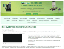 Tablet Screenshot of microlube.fr
